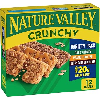 Nature Valley Crunchy Granola Bars, Variety Pack, 12 Ct, 8.94 oz 6 Pouches