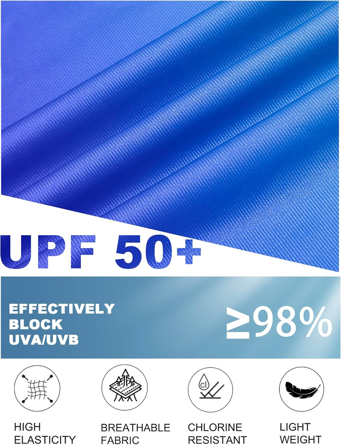 Tournesol Women's Rash Guard Short Sleeve Swim Shirt Zip Front Swim Top UV Sun Protection Swimsuit Top No Bra - Image 5