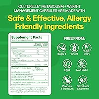 Vista 2 de Culturelle Metabolismo + Control de peso con cápsulas probióticas SlimBiotics® – 30 unidades – Ayuda a controlar el peso de manera segura - Promueve