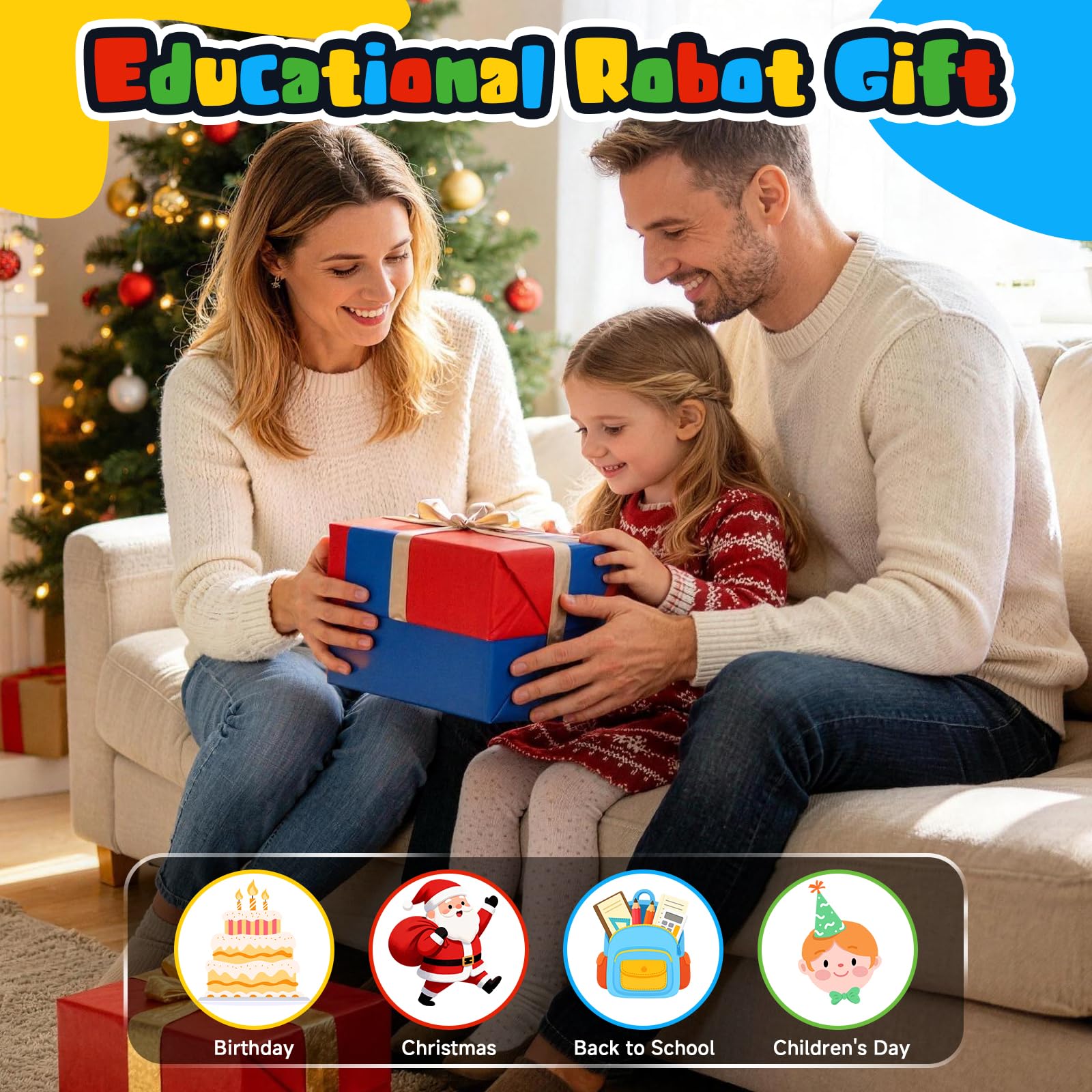 Kids Drawing Robot de Dibujo para Niños con Función de Voz 100 Tarjetas y Lápices Robot Juguete Educativo Interactivo Regalo Cumpleaños Navidad para Niños y Niñas