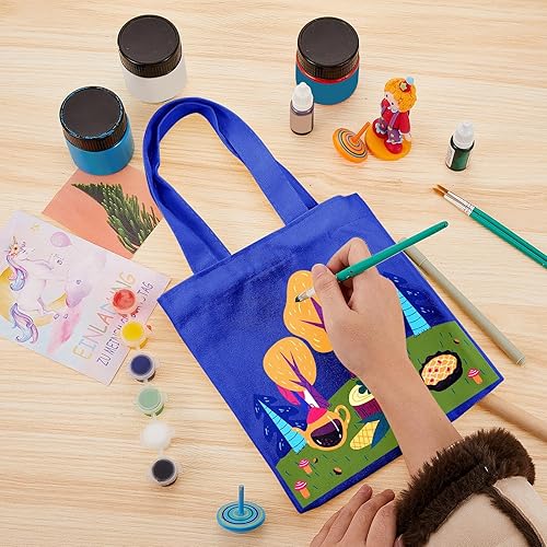 Vista 134 de Amylove 24 mini bolsas de lona en blanco para sublimación, reutilizables, para comestibles, equipaje de bricolaje, para fiestas incluso