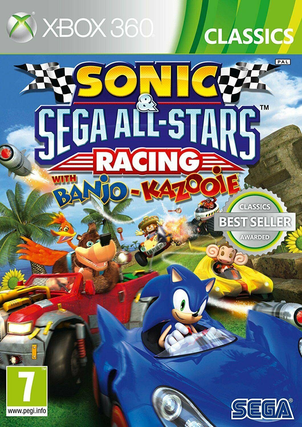 Sonic & SEGA All-Stars Racing w. Banjo & Kazooie (Classics) /X360