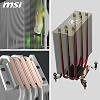 MSI MAG COREFROZR AA13 WHITE 120mm ARGB White Processor Air Cooler