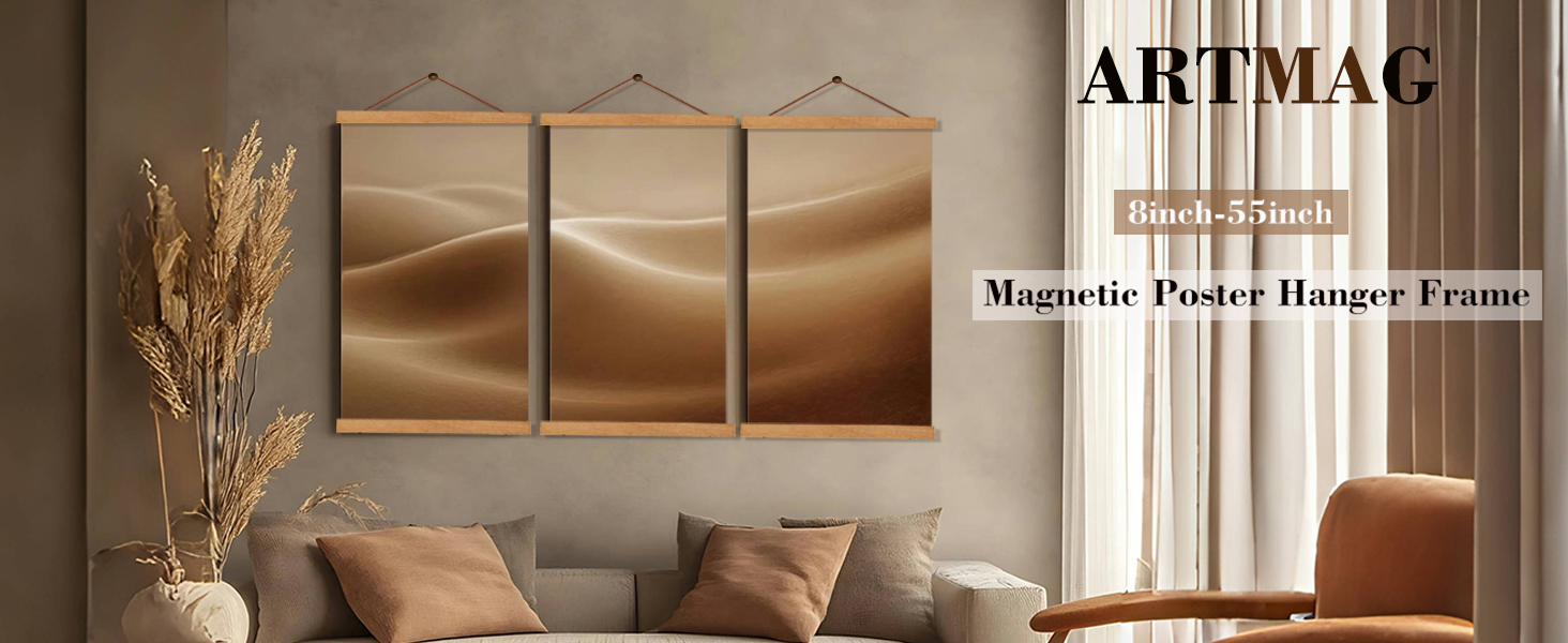 Amazon.com: Artmag Magnetic Poster Hanger Frame, 20x28 20x30