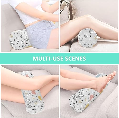 Miniatura 7 de FRODOTGV Cute Cartoon Turtle Bolster Pillow Long Neck Roll Pillows for Pain Relief Decorative Round Pillows Cylinder Bolster Pillow Cervical Support