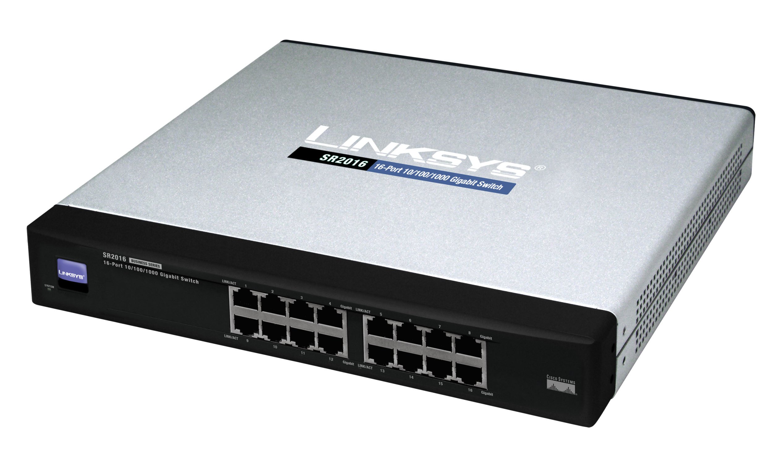 Commutateur Réseau Linksys EZXS16W – 16 Ports 10/100 – Ouvert Jamais Utilisé