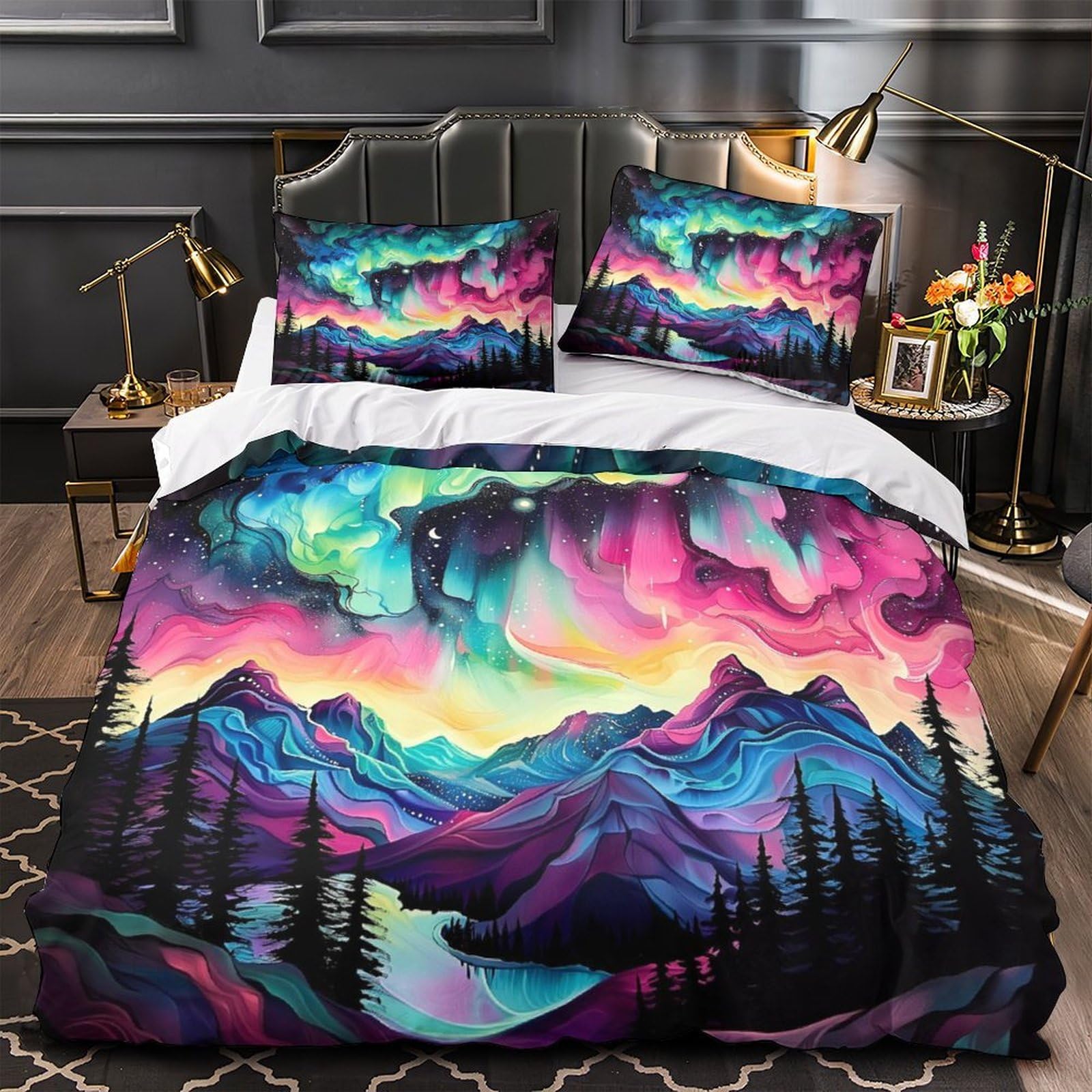Housse de couette astronaute microfibre anti-acarien pour un sommeil réparateur