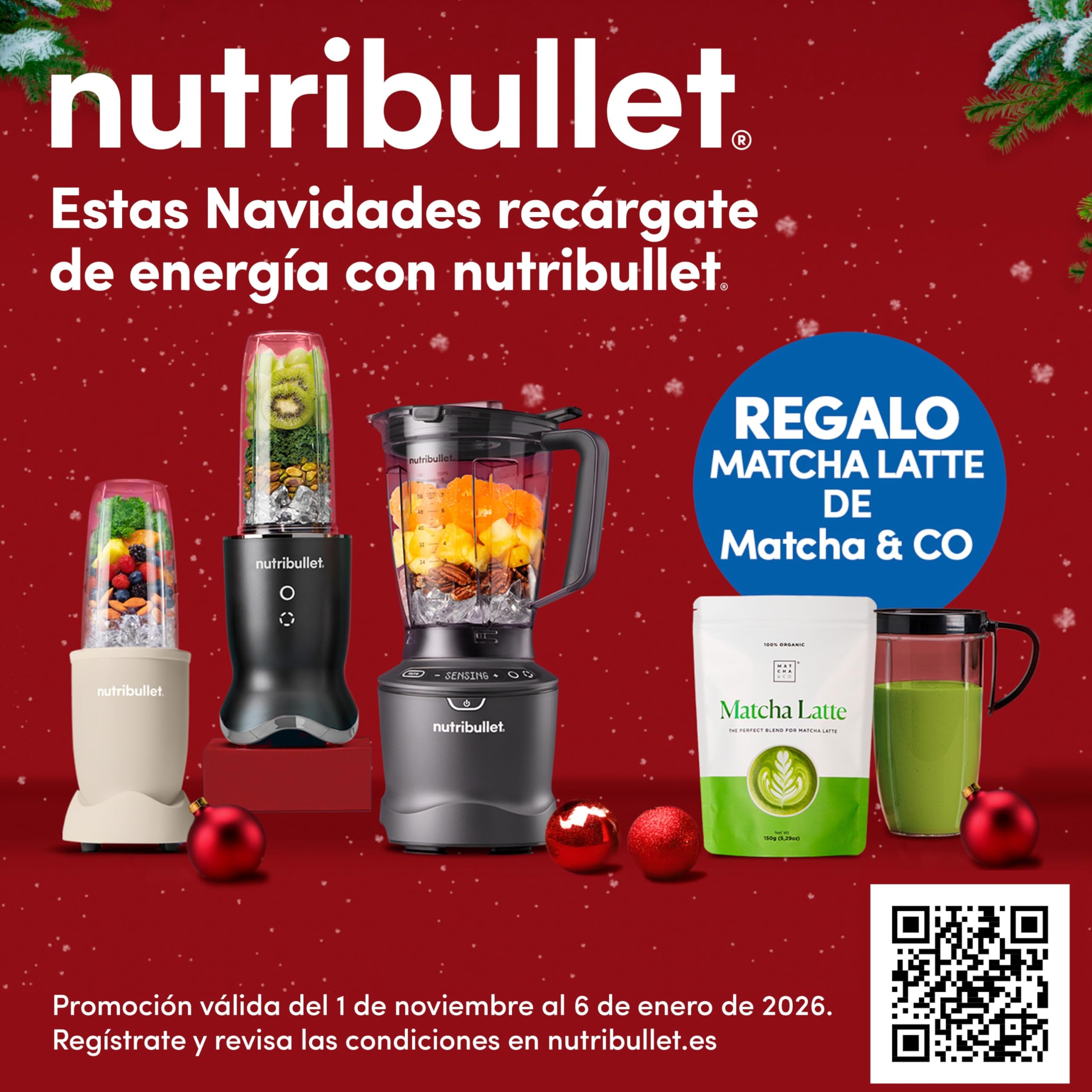 nutribullet Ultra NB1206MB, Vaso de Tritan, Cuchillas de Acero Inoxidable, Batidora Personal para Smoothies, 2 Vasos de 900 ml y 700 ml, Incluye 2 Tapas para Llevar, 1200W, Negro