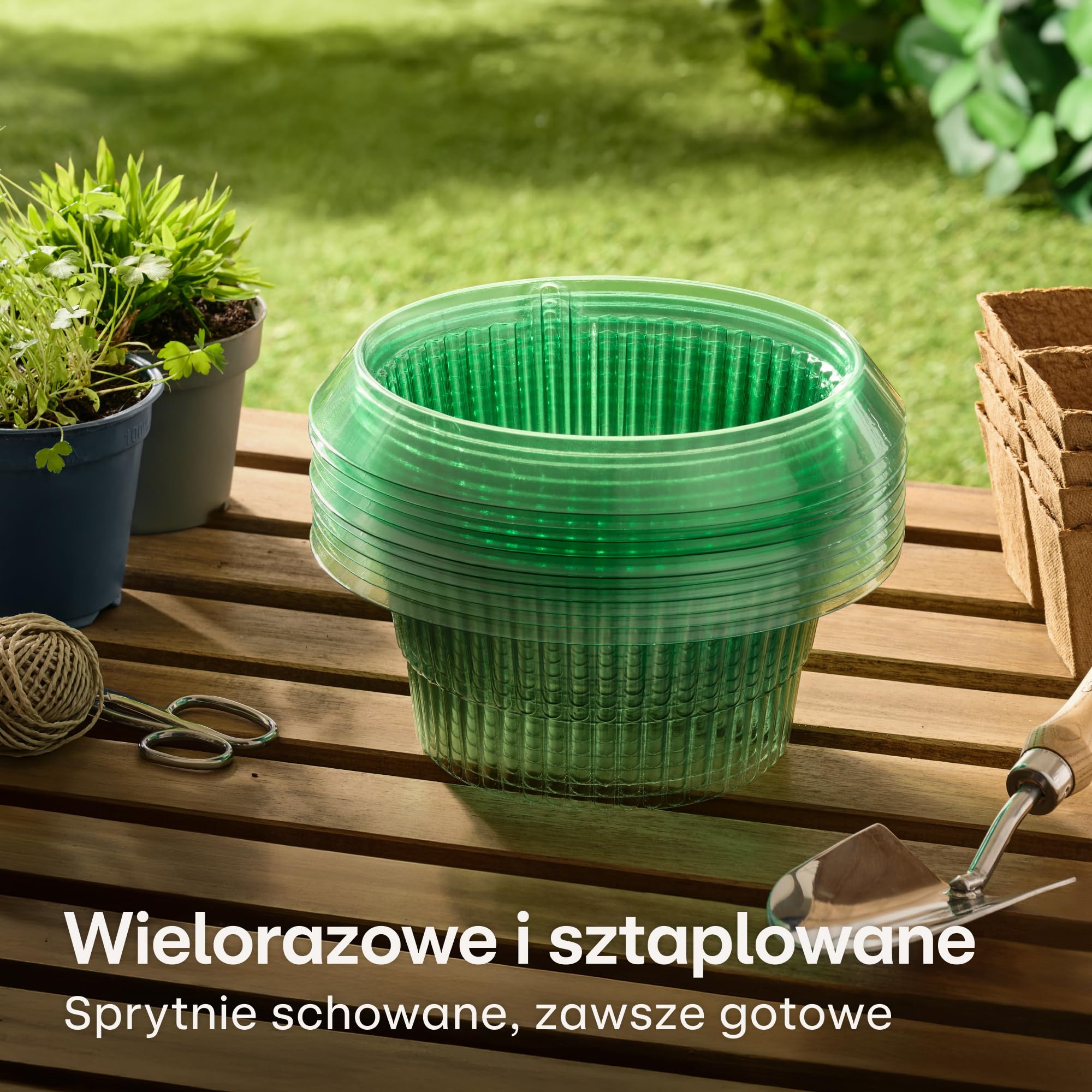 Obroża Przeciw Ślimakom - 10 Sztuk - Trwała - Możliwość Układania W Stosy - Odporna Na Warunki Atmosferyczne - Do Sałaty, Warzyw I Kwiatów