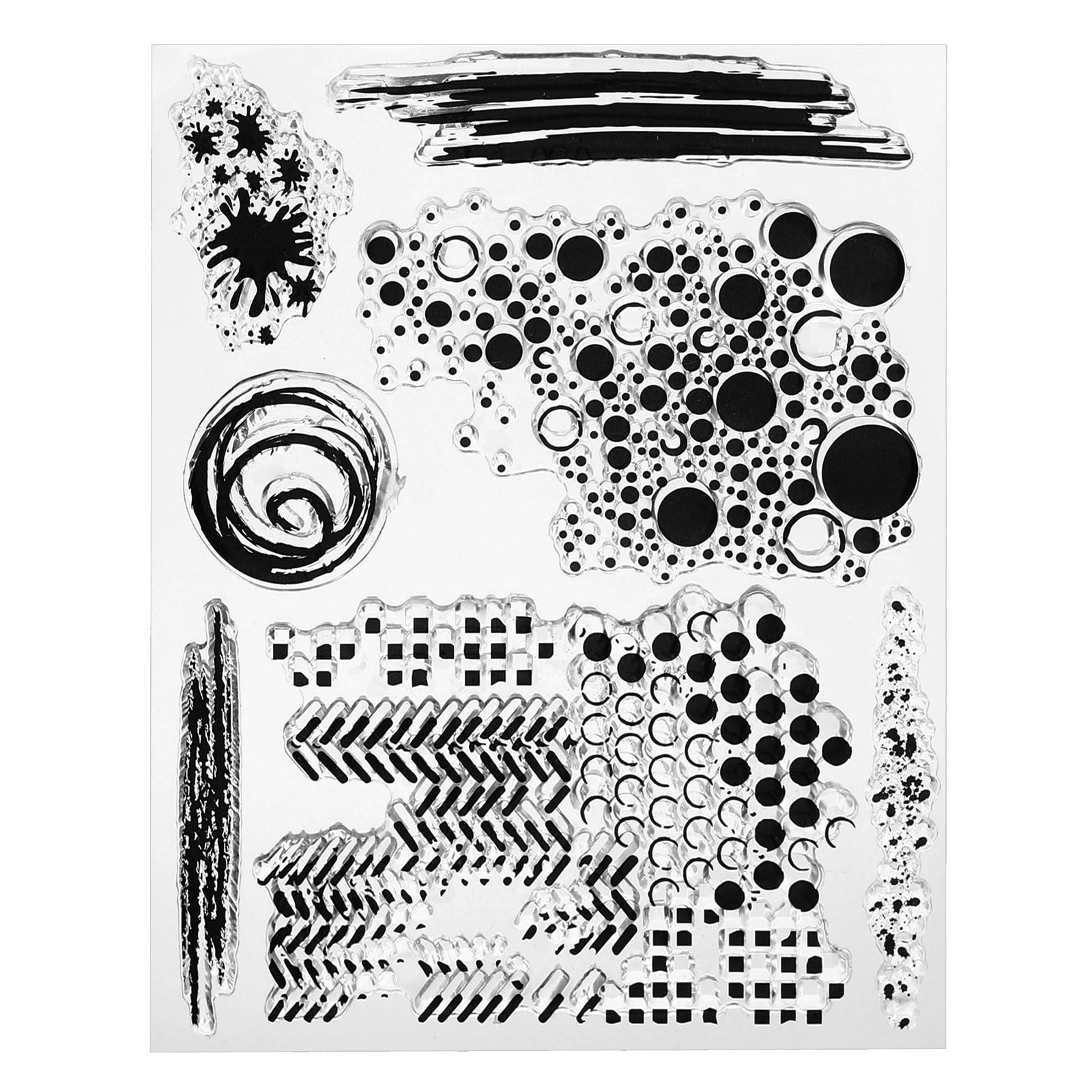 PATIKIL Transparent Silicone Stamps