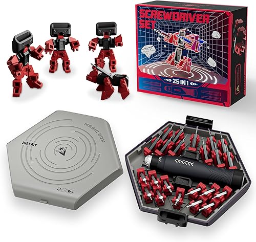 JAKEMY Juego de destornilladores de precisión, juego de reparación de destornilladores para hombres, destornillador Torx magnético para laptop,