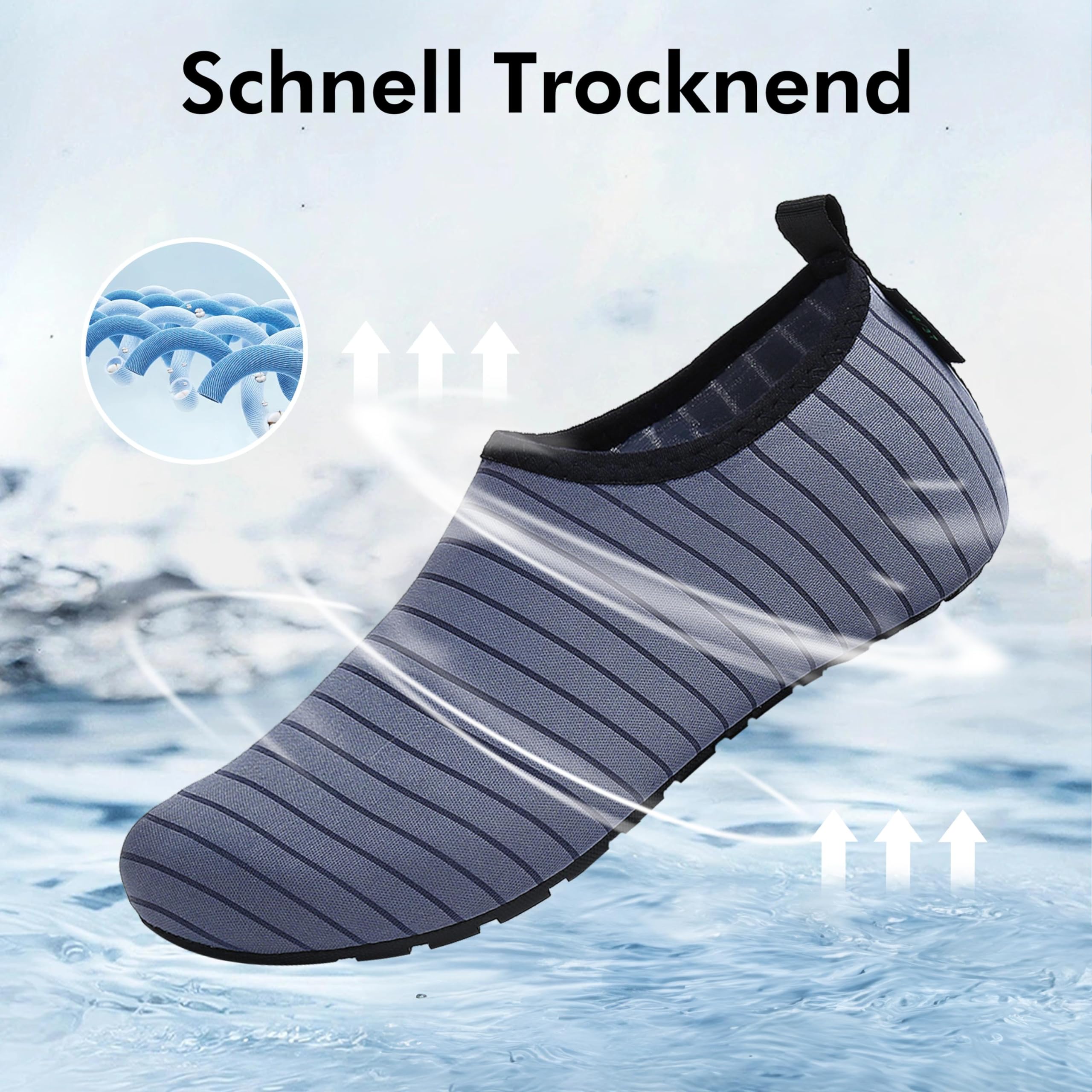 SAGUARO Scarpe da Scoglio Donna Uomo da Immersione Scarpette da Surf Water Shoes Barefoot per Bagno Spiaggia Mare Snorkel Yoga