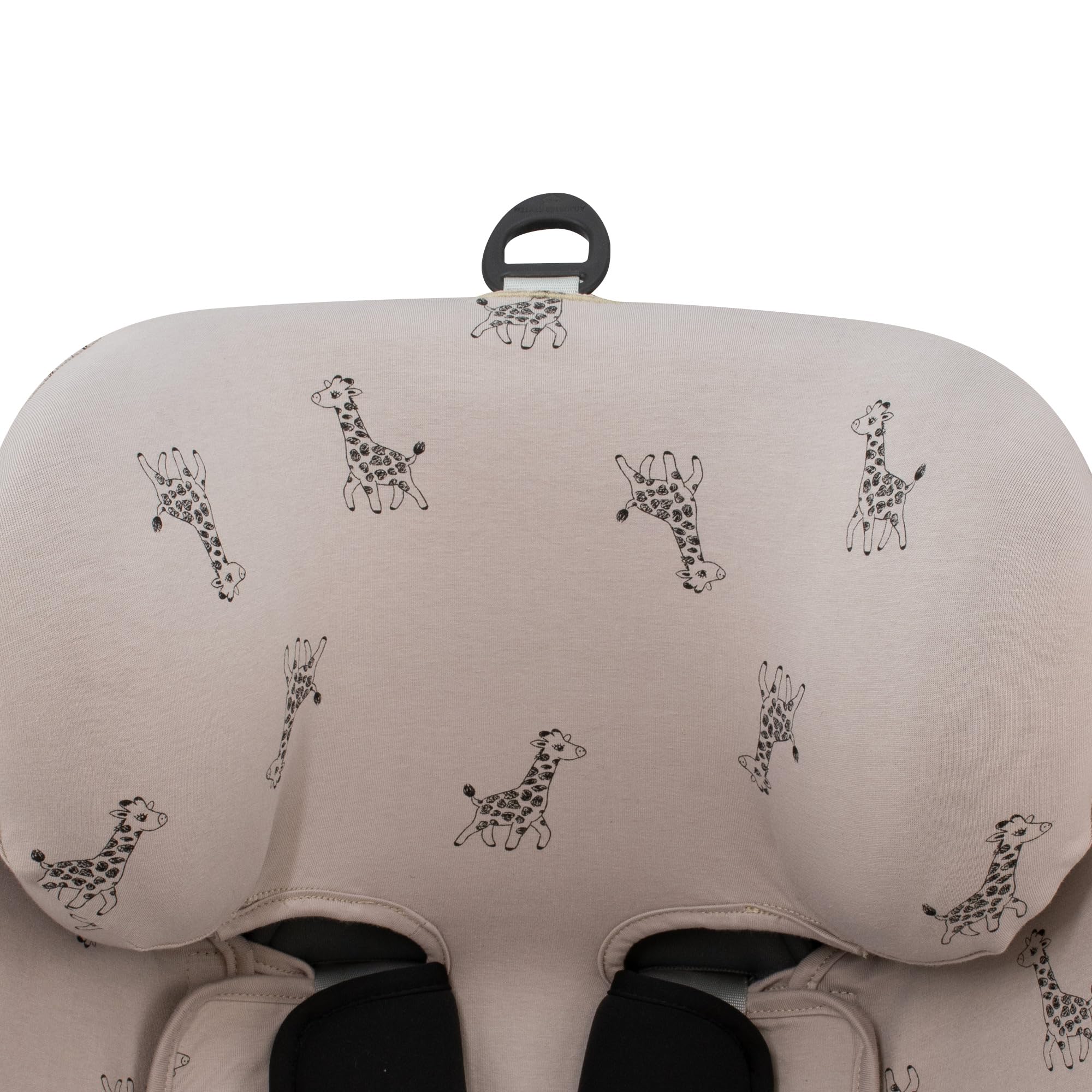 JYOKO Kids Funda de algodón para Silla de Coche Compatible Star Ibaby, Baby Auto Fix NOE (Giraffe)