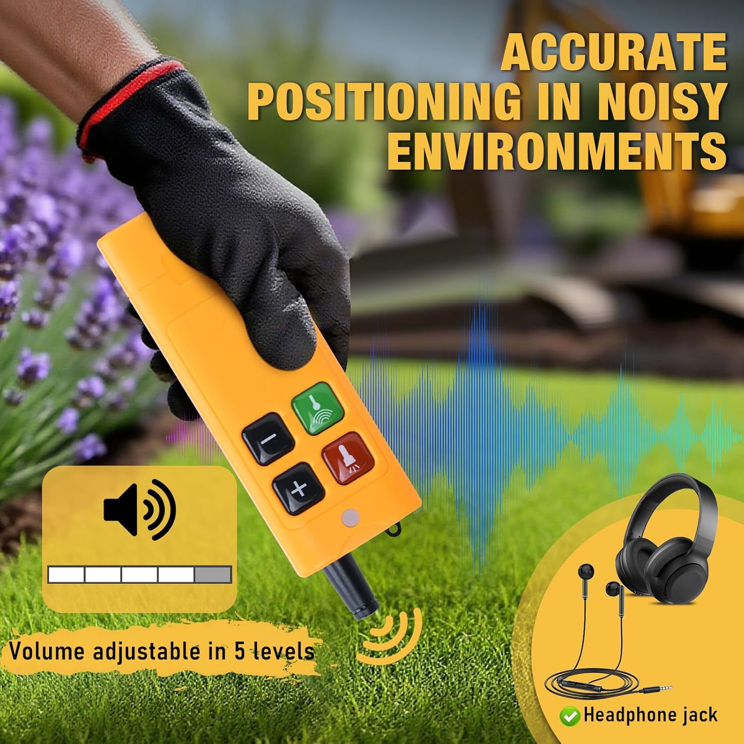 Irrigation System Tester, Sprinkler Valve Locator, 4 Modes including Solenoid Activator, Wire Tracer, Audio Probe, Clock Test, with LED Indicators, Built-in Flashlight, Type-C Rechargeable