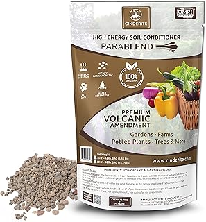 Cinderite 100% Organic Soil Conditioner Amendment for Indoor, Outdoor Plants & Gardens - Volcanic Soil Additive stimulates...