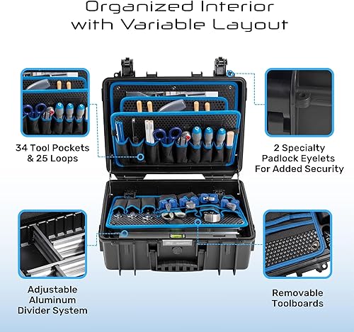 Miniatura 6 de Jet 5000 - Estuche para herramientas para exteriores con herramientas de bolsillo color negro