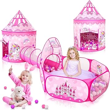 Wilwolfer Wilwolfer Aire de Jeu Modulaire 3-en-1 avec Tente et Tunnel