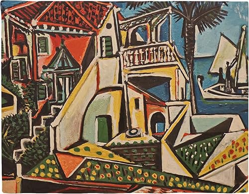 Mantel individual de tela tejida Mediterranean Landscape by Pablo Picasso - Sarga