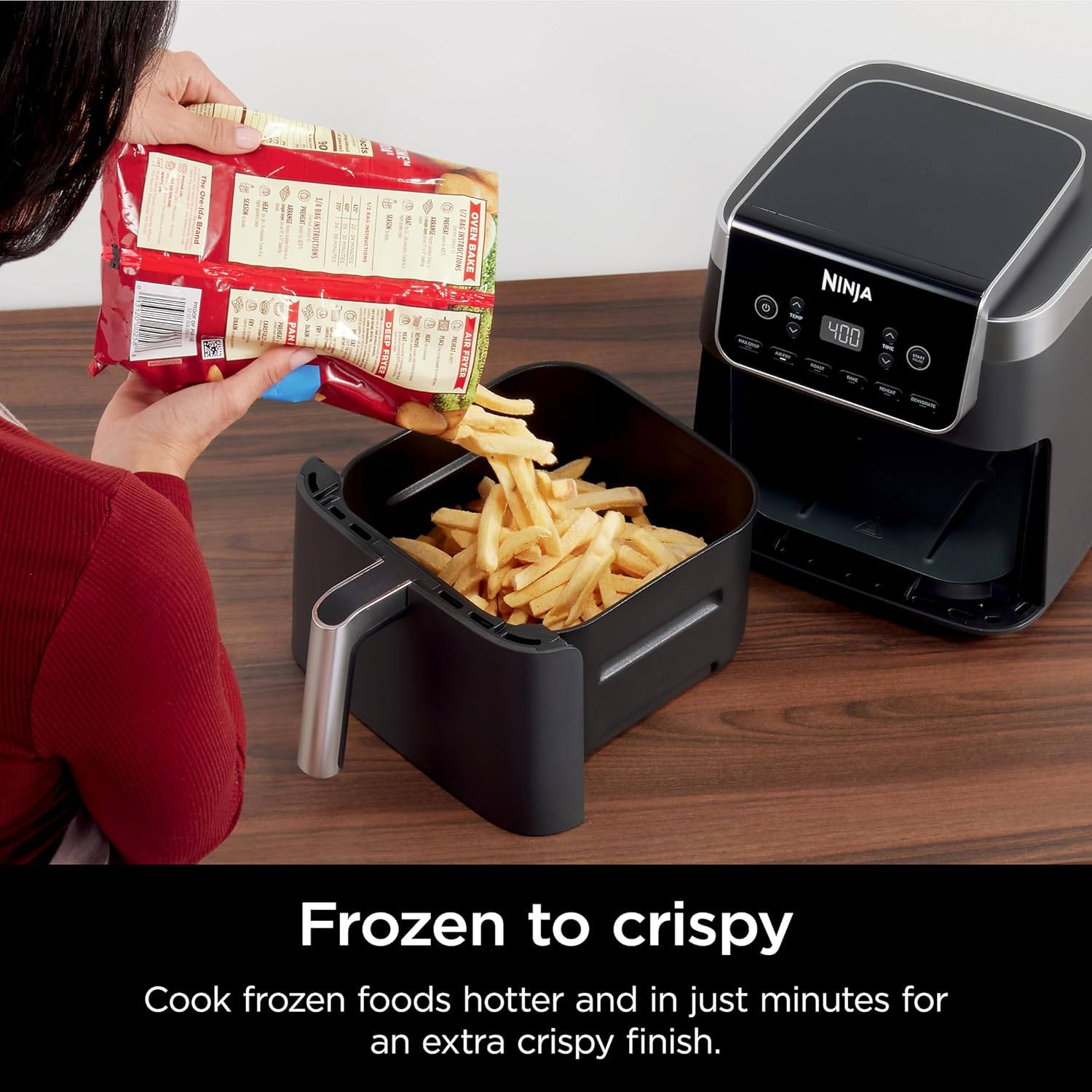 Ninja Air Fryer Pro XL - 6.5 QT Capacity for Up to 9lbs of Wings | 6-in-1 Functions: Max Crisp, Air Fry, Roast, Bake, Reheat & Dehydrate | Includes Nonstick Basket, Crisper... 6 Ninja Air Fryer Pro XL - 6.5 QT Capacity for Up to 9lbs of Wings | 6-in-1 Functions: Max Crisp, Air Fry, Roast, Bake, Reheat & Dehydrate | Includes Nonstick Basket, Crisper... - Image 6