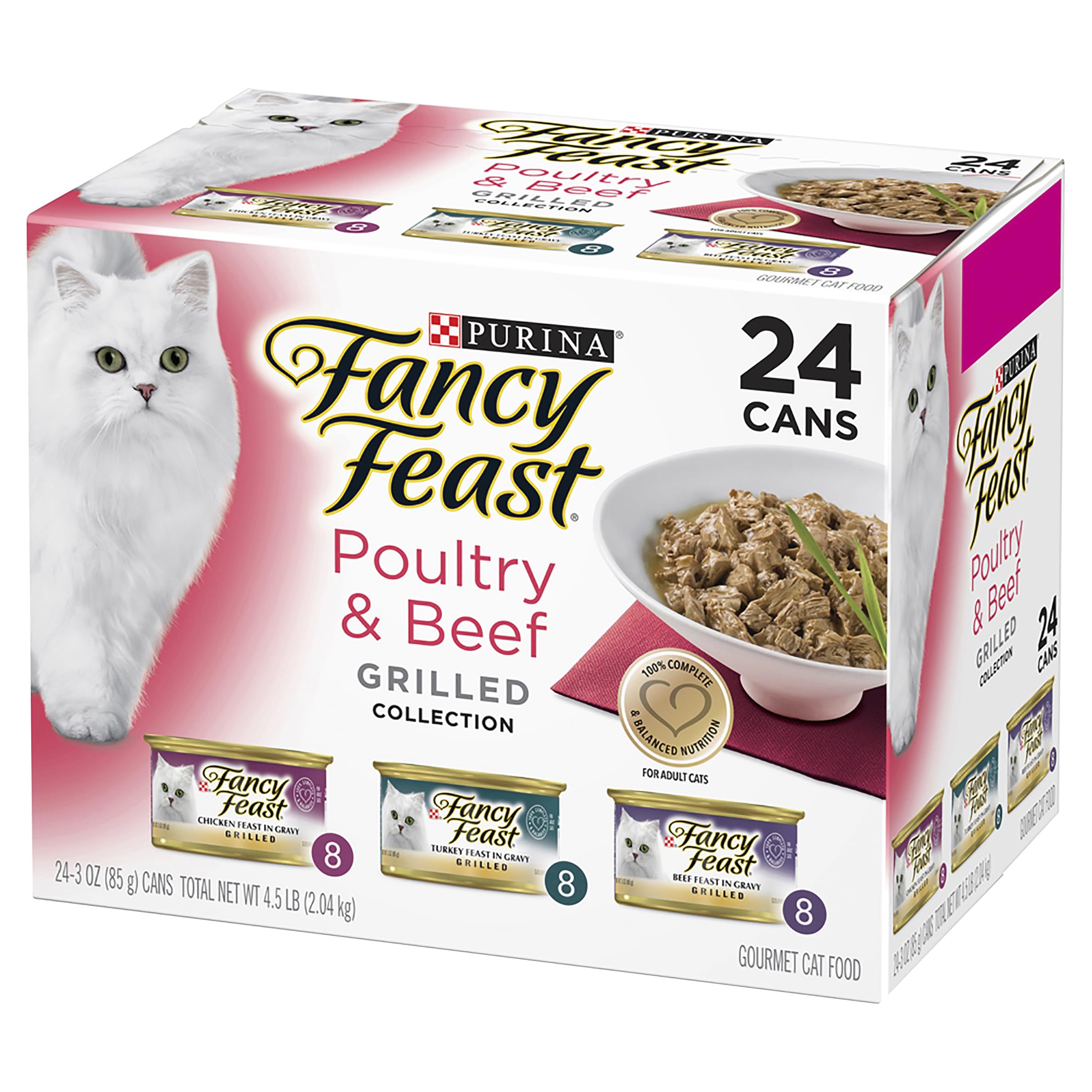 FancyFeast Classic Beef & Poultry Grilled 24x85g