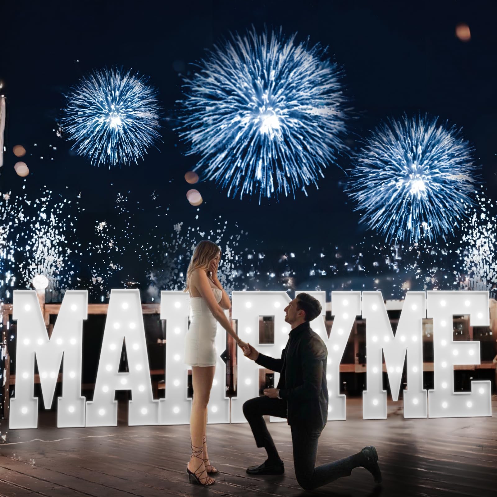 Lettere a LED illuminate per tendone, 1,2 m, grande cartello luminoso con numeri luminosi, fai da te, per sfondo di eventi, bar, club, riunioni di famiglia e celebrazioni, A, 120 cm