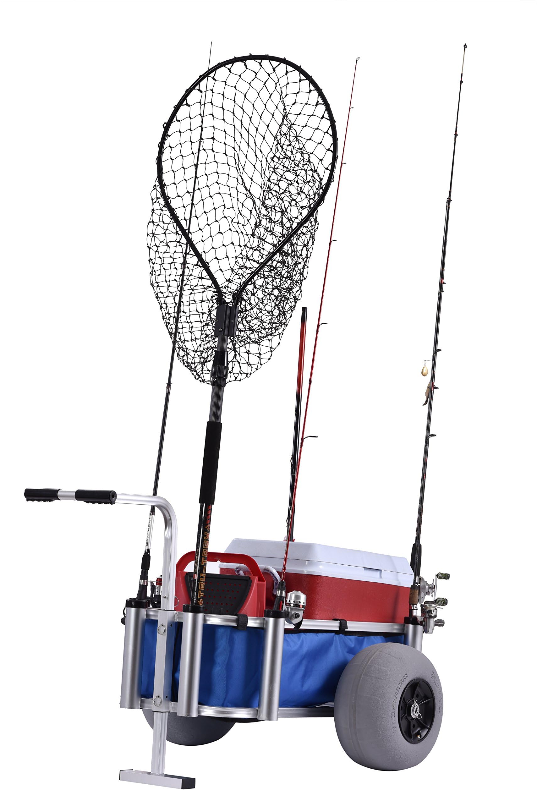 HDBC-Blue Fish and Marine Cart, 27" Height, 40" Width, 30" Length,