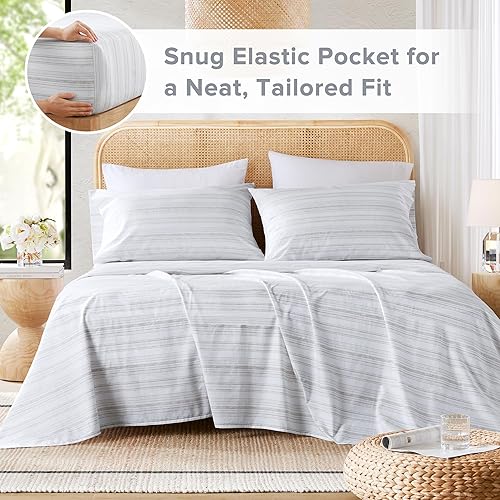 Vista 71 de Comfort Spaces - Sábanas con fundas de almohada Gris diamante