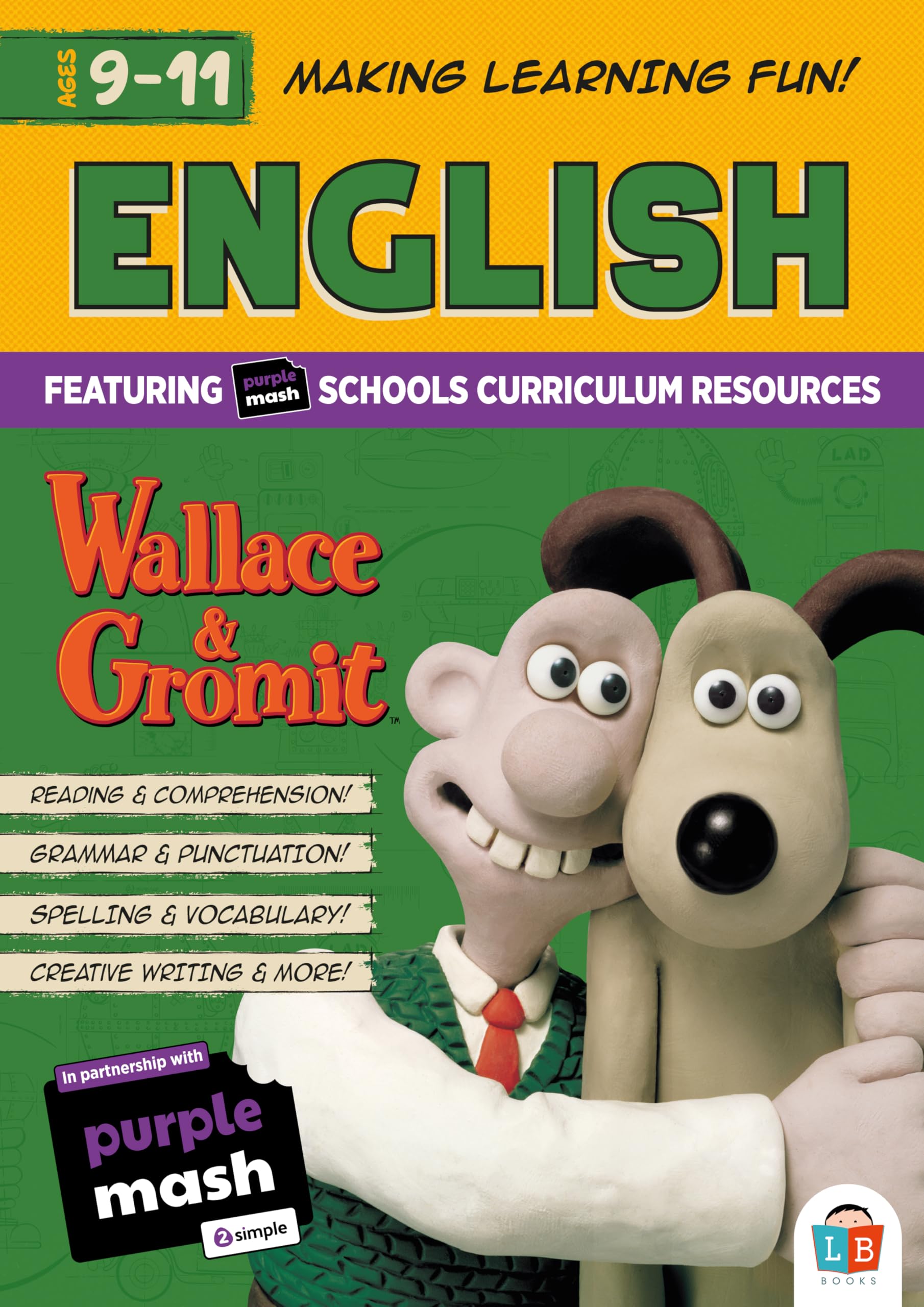 Wallace & Gromit Fun Learning English Workbook 9-11yrs (series 2)