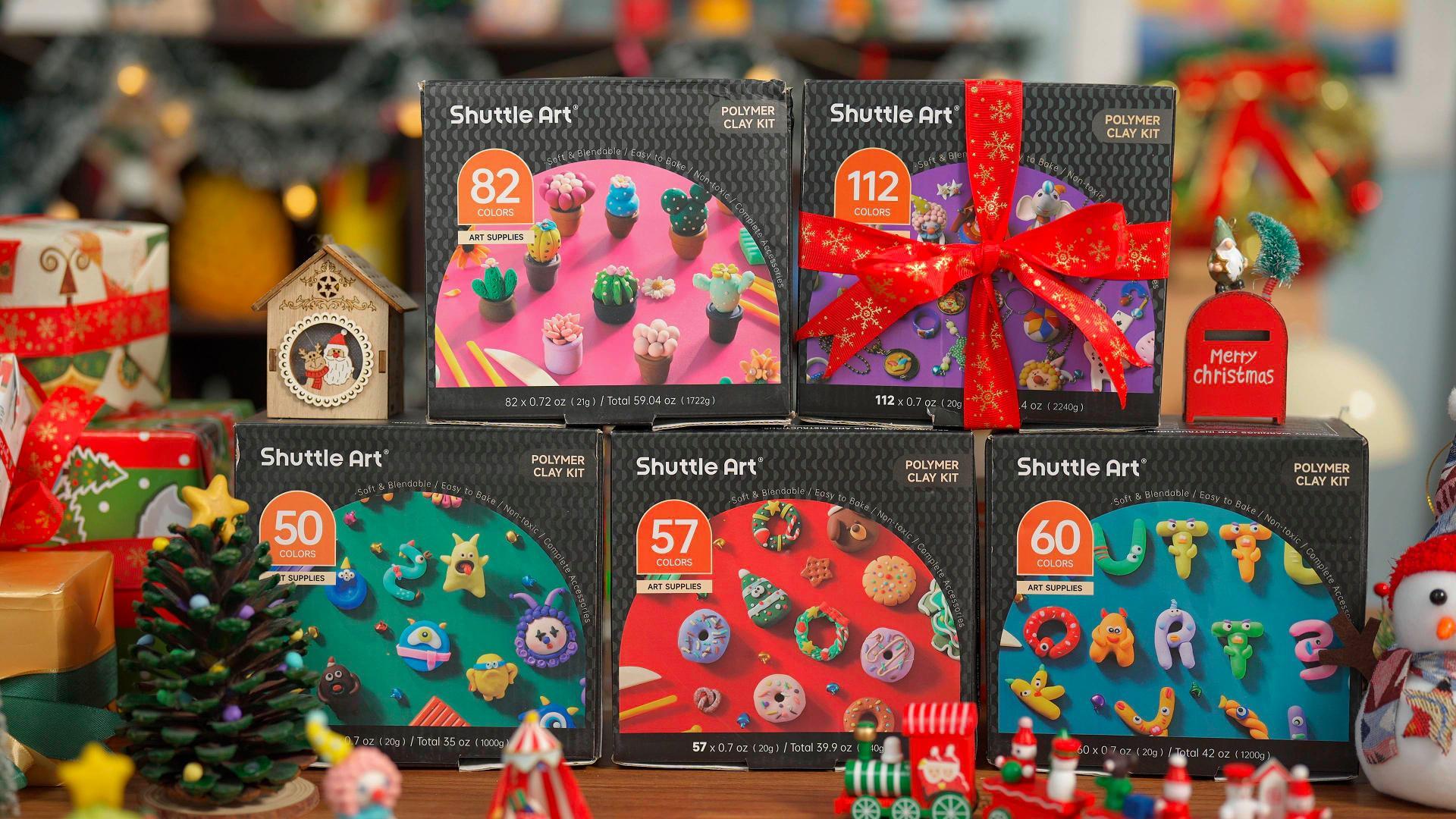 その他 cley Shuttle Art Polymer Clay Set 57 Colors Oven Bake Modeling
