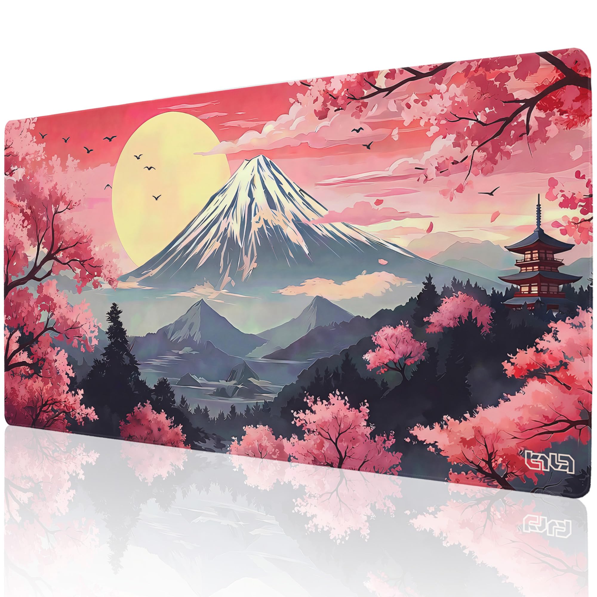Tilt Alfombrilla de ratón para juegos de 1000 x 500 mm - Alfombrilla de escritorio antideslizante de 4 mm grande - Superficie de velocidad e impresión HD - Lavable a máquina Alfombrilla XXL para