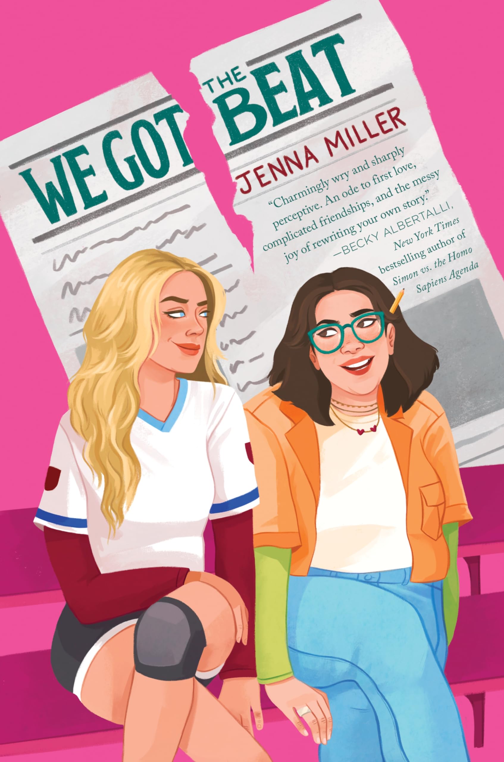 We Got the Beat: A Body Positive Lesbian YA Romance About Sports Journalism and Falling for Your Enemy