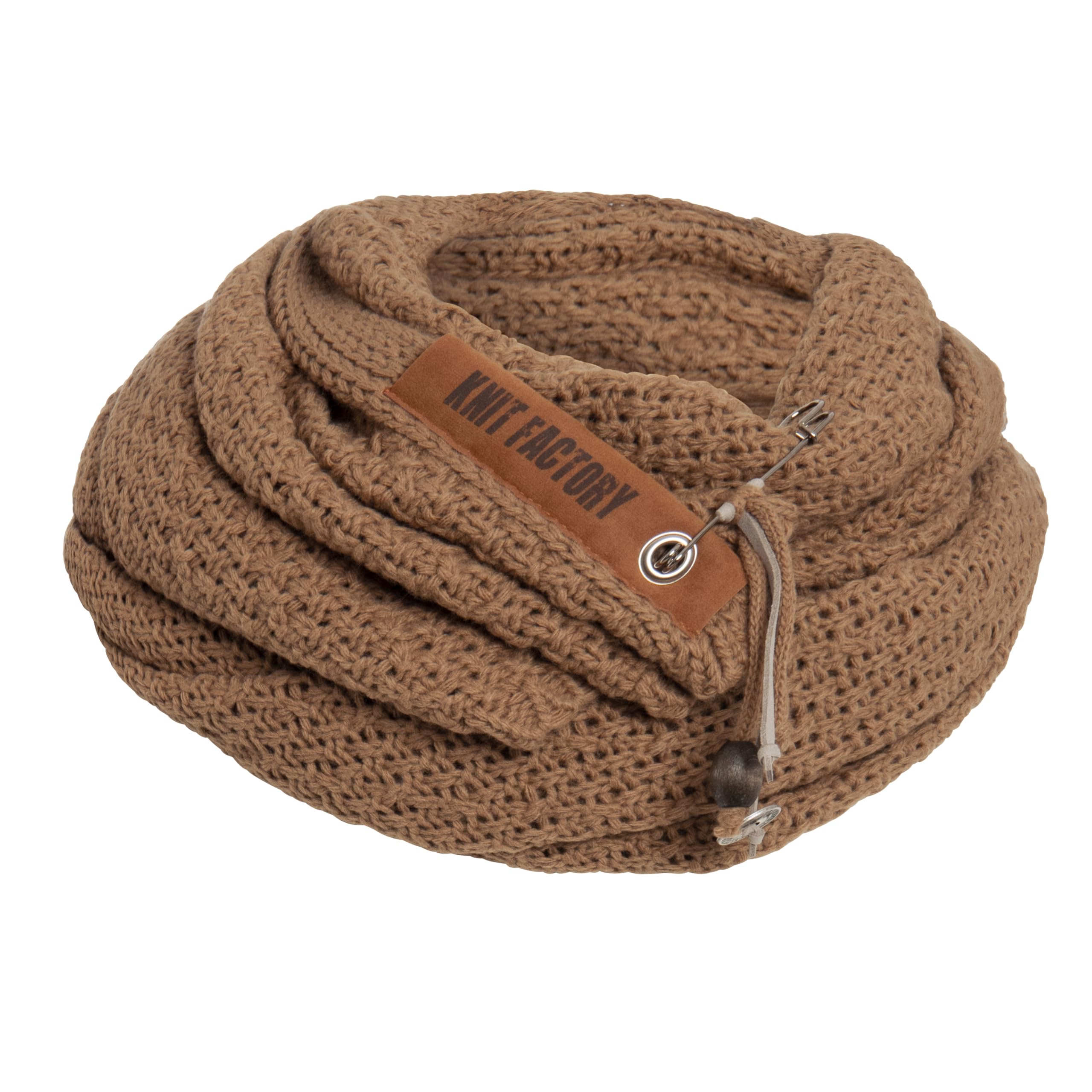 KNIT FACTORY - Luna Schal - Strickschal Für Damen und Herren - XL Schal mit Wolle - 200 x 50 cm - Hochwertige Qualität