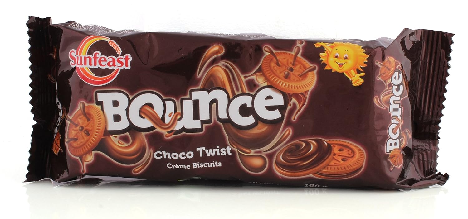 Sunfeast Bounce Biscuit Choco Twist, 100g Pack Amazon.in Grocery