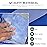 SINLAND Absorbent Microfiber Dish Cloths for Washing Dishes Best Kitchen Cloths Cleaning Cloths with Poly Scour Side 7.87Inchx7.87Inch 10 Pack Dark Blue