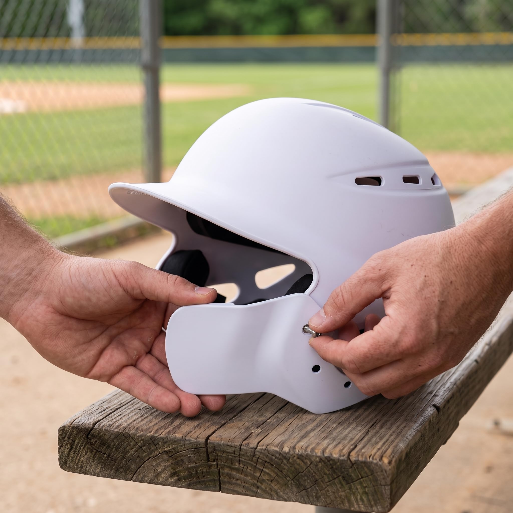 Casco Bateo Béisbol Juvenil para Entrenamiento y Partidos, Casco Béisbol con Protector Facial Opcional