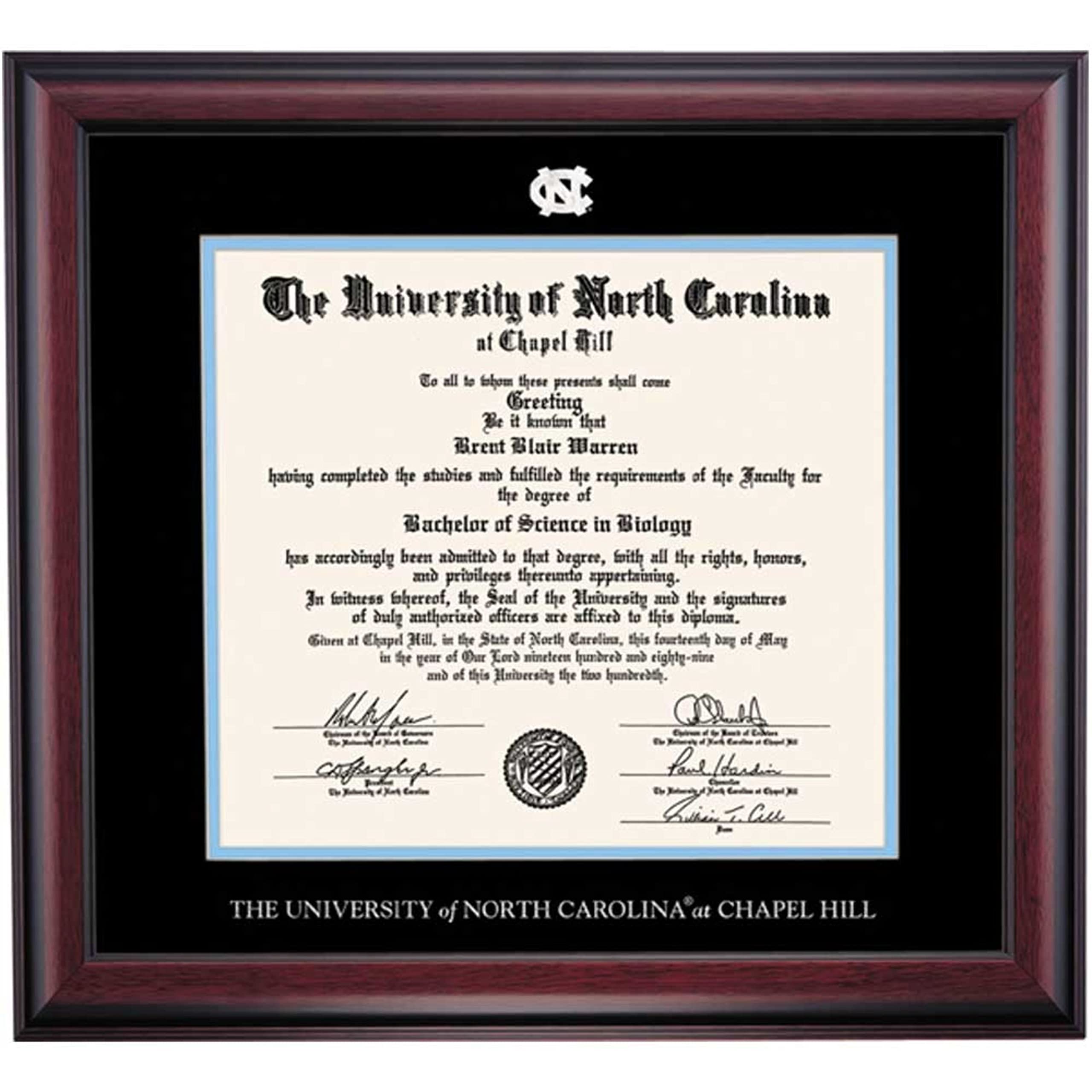 Buy OCM DiplomaDisplay Traditional Frame for University of North
