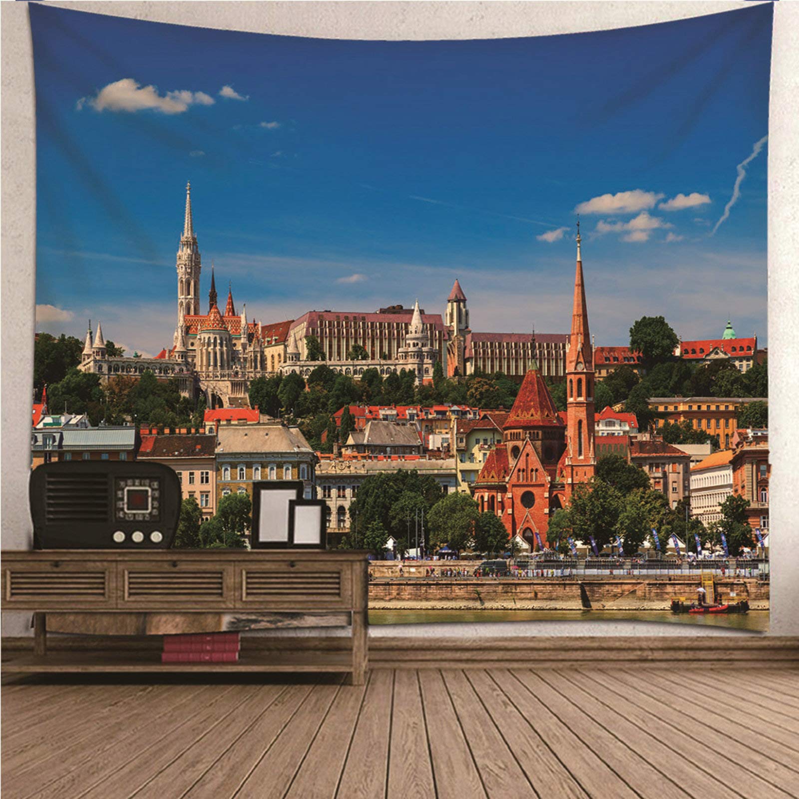 CEVAN Tapestry King Size Funny Tapestries For College Dorm Boys European Style House Tapestry Teen Tapestry Room Decor Aesthetic wall hanging fabric 200x200cm