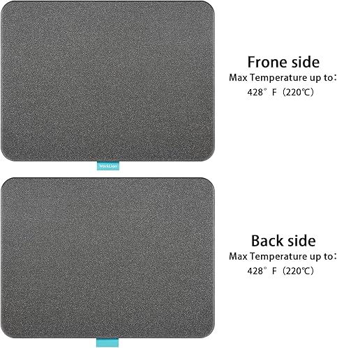 Miniatura 2 de WORKLION Heat Press Mat 13"x17": Large Size Protective Resistant Fireproof Materials Heating Mat for Cricut Easypress/Easypress 2 in Vinyl HTV