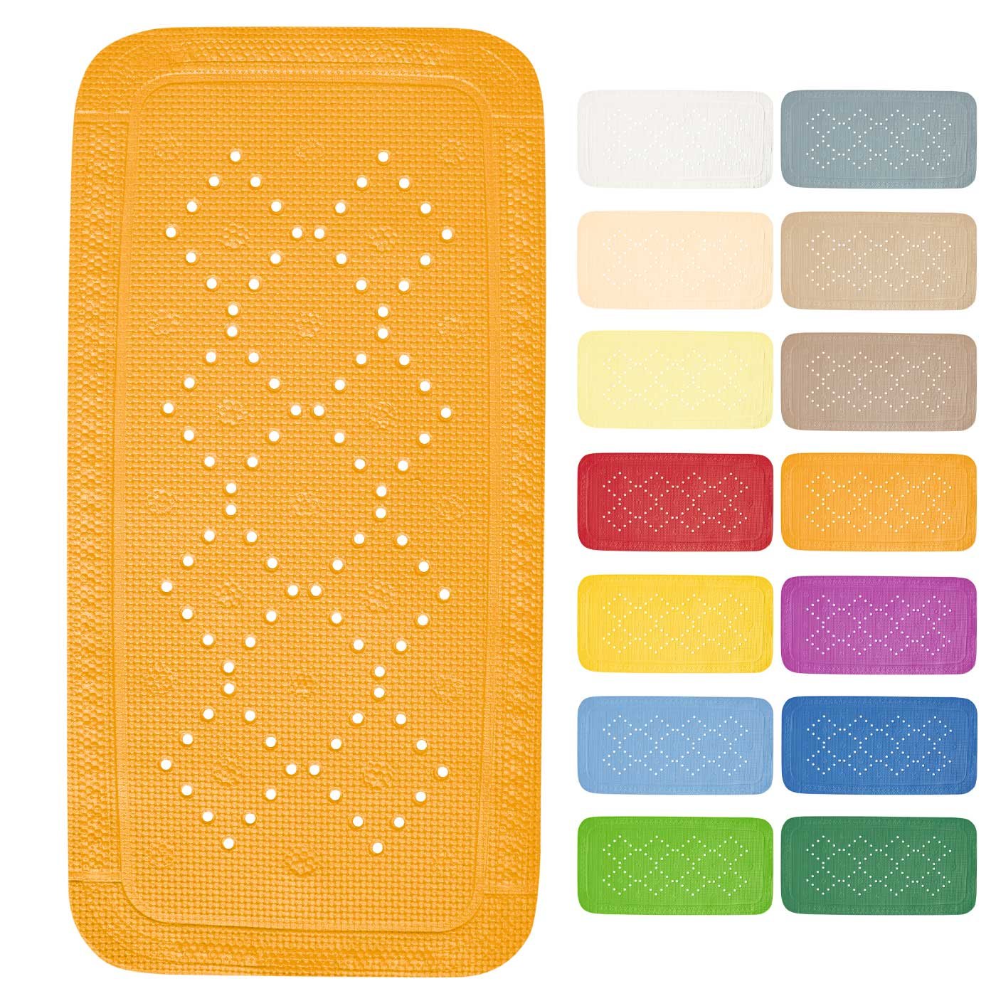 Spirella Alaska 10.13378 Bathtub Mat 91 x 36 cm Orange