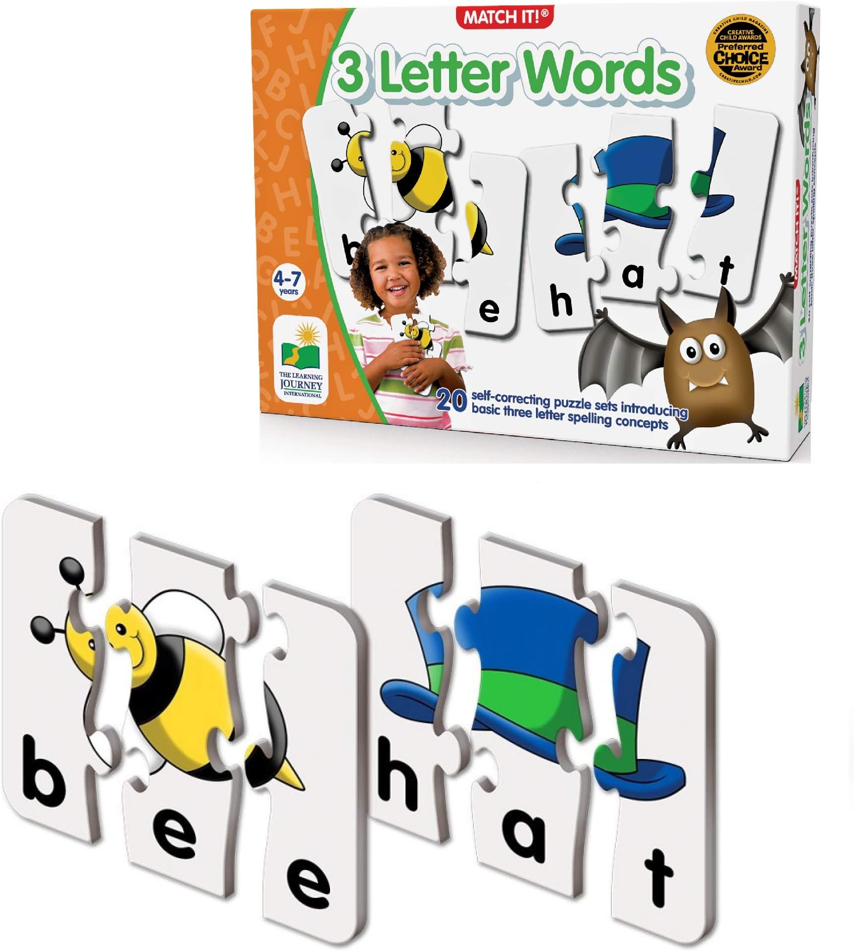 TLJ Match It 3 Letter Words - 116456