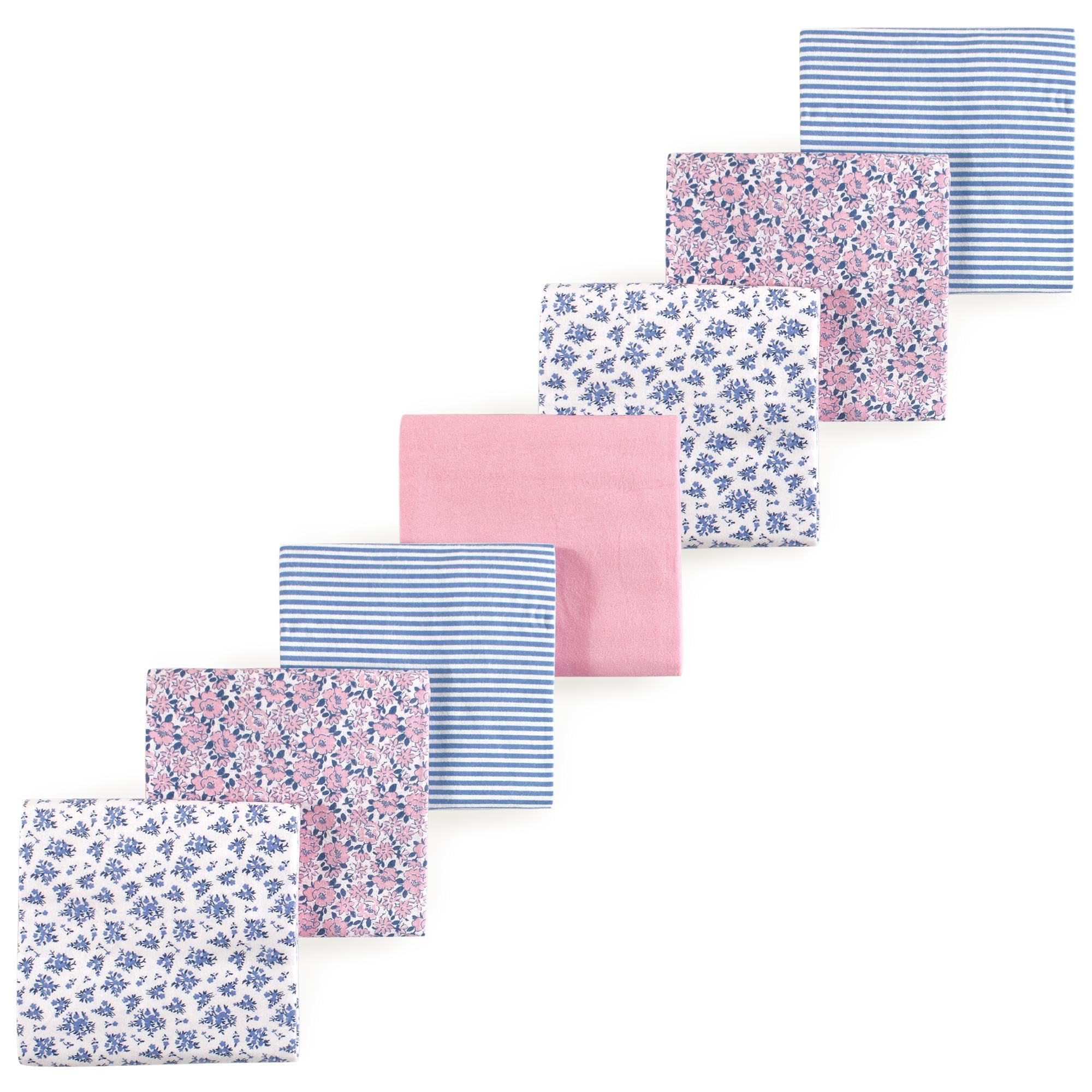 Luvable Friends Little Treasure Flannel Receiving Blankets 7pk