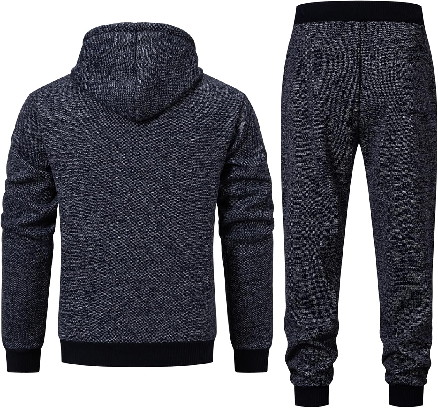 Mylldey Mens Tracksuit 2 Piece Hoodies Sweatsuit Men Casual Athletic Jogging Outfits Suit Sets with Pockets - Image 2