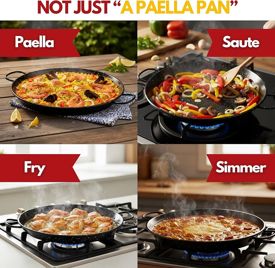 調理器具 SCANPAN PAELLA PAN Classic 8.5 QT Paella Pan | Scanpan USA