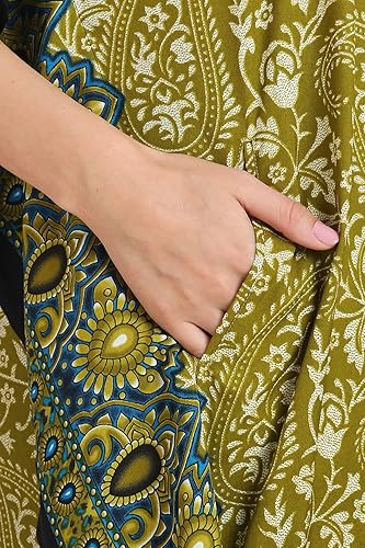 Miniatura 3 de Miss Lavish London Vestidos de caftán para mujer, pareos de playa, tallas grandes, caftanes africanos y de Dubái, ideales para ropa de descanso