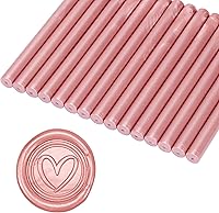 Vista 31 de Yoption 15 barras de cera para sellar pistola de pegamento para sello de cera, ideal para invitaciones de boda, tarjetas, sobres (azul)