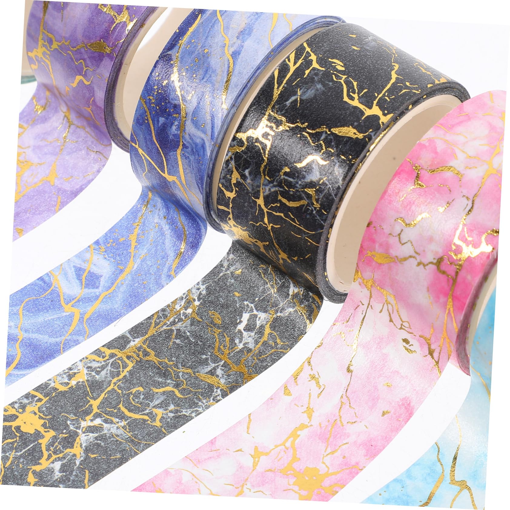 NUOBESTY 70rollos Washi Tape Decorativo Diseño De Mármol Para Manualidades y Scrapbooking Cintas Adhesivas Para Diario y Proyectos Creativos
