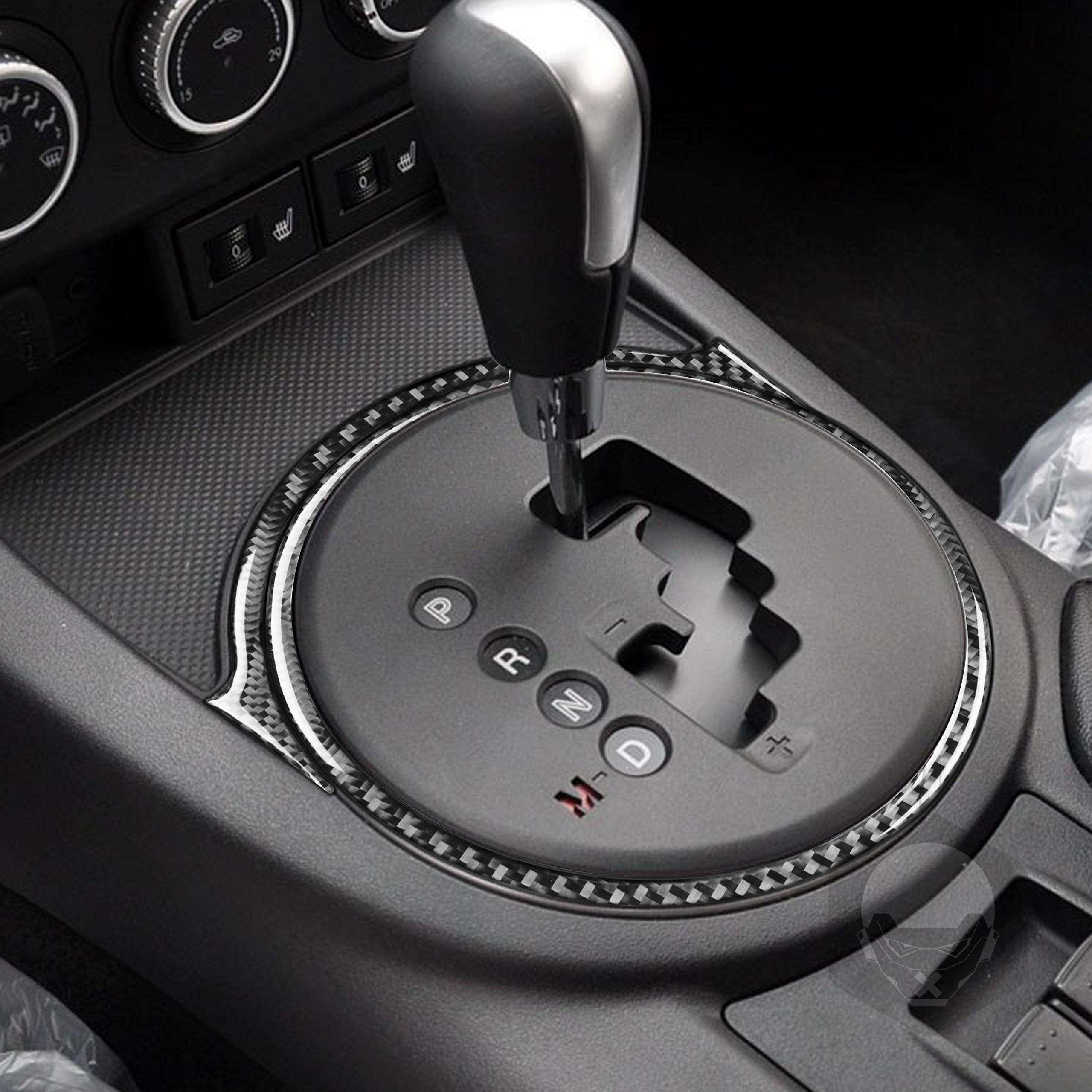 Carbon Fiber Central Control Gear Shift Ring Frame Trim for Mazda MX5 Miata 2009-2015