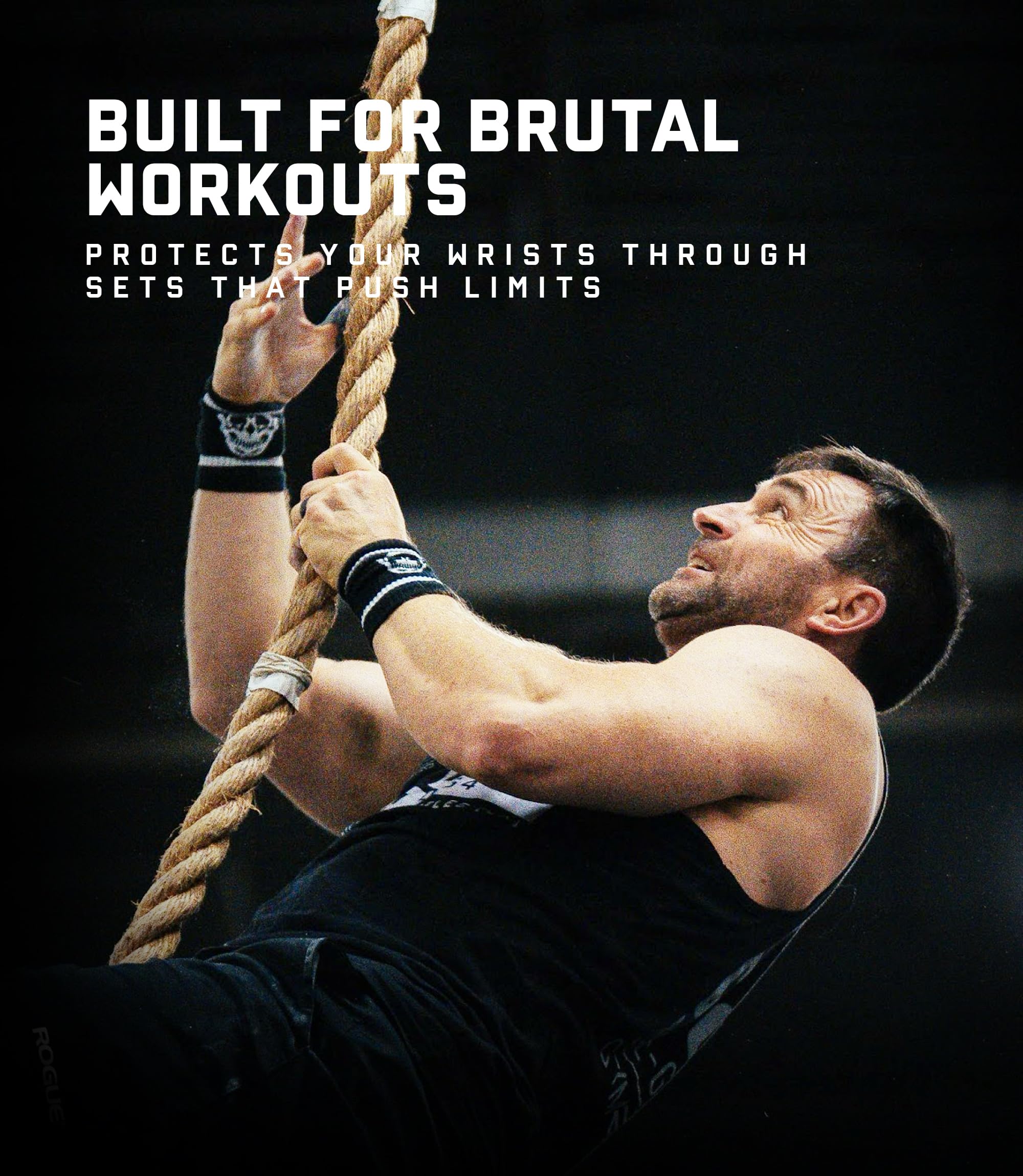 Gymreapers Schweißableitende Handgelenk-Schweißbänder – atmungsaktive Baumwollmischung, athletische Armbänder für Fitnessstudio, Tennis, Basketball, Laufen – rutschfeste, langlebige Workout- und