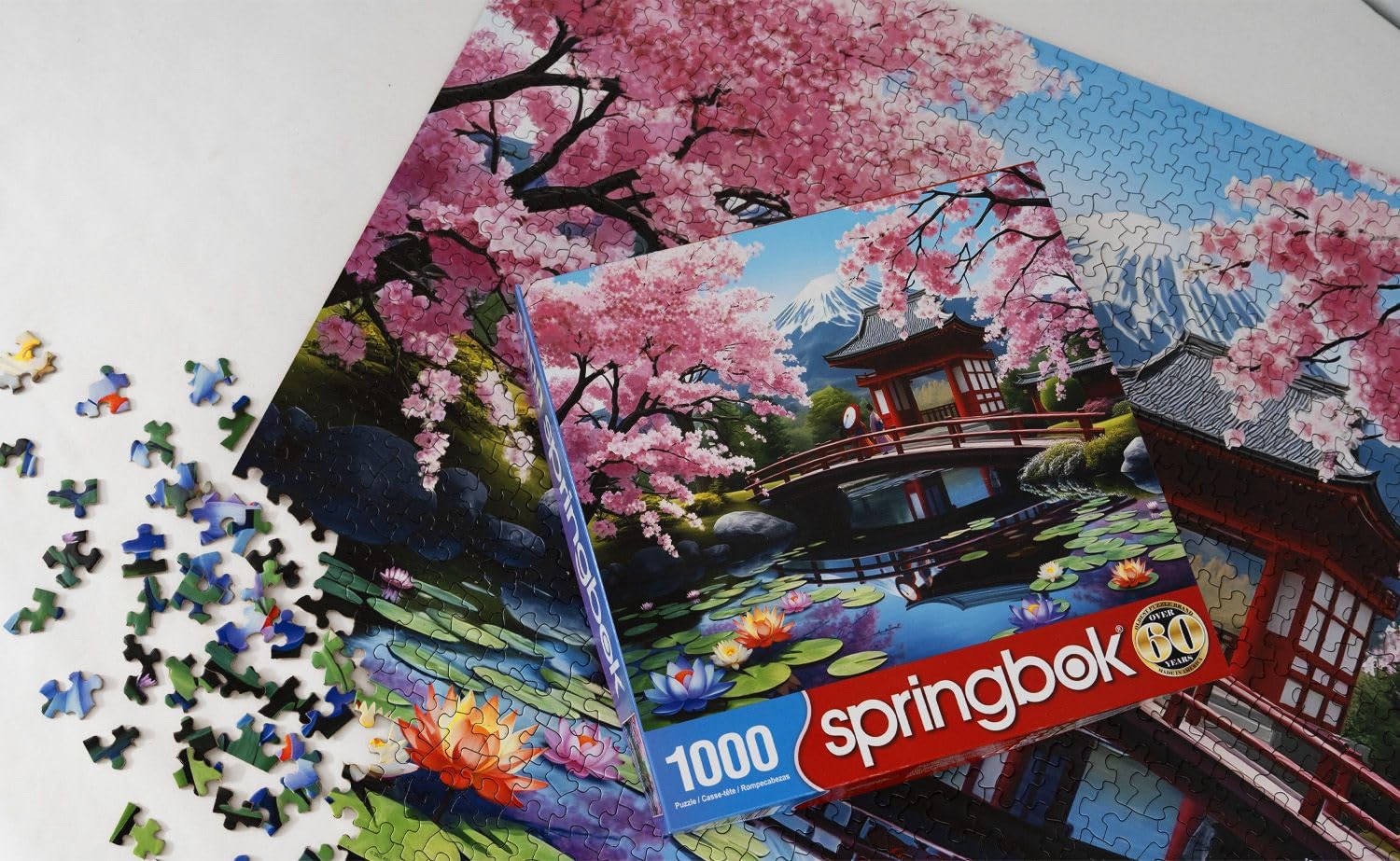 Amazon.com: Springbok Haru in Japan 1000 Piece Jigsaw Puzzle for