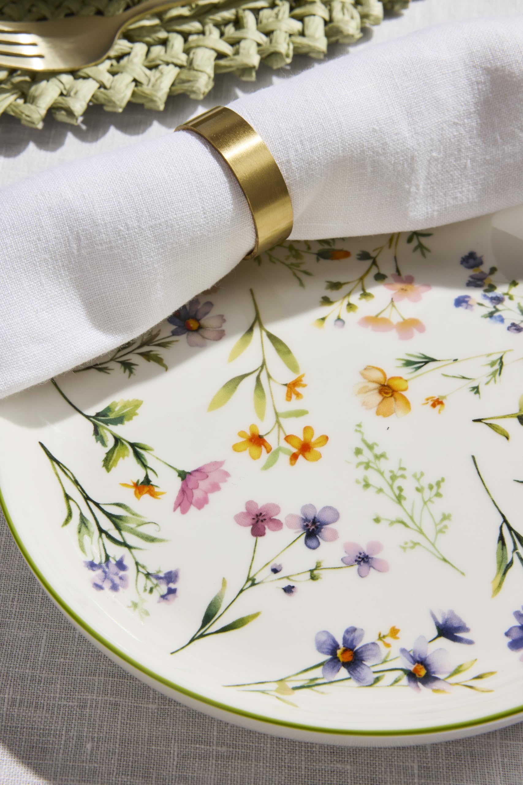 Tognana Juliette, Service de vaisselle pour 4 personnes 12 pièces, porcelaine, multicolore
